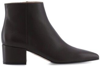 Sergio Rossi Pointed-Toe Ankle Boots