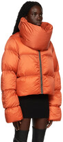 Thumbnail for your product : Rick Owens Orange Strobe Down Coat