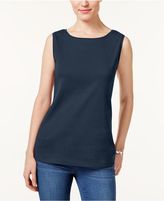 Thumbnail for your product : Karen Scott Boat-Neck Tank Top, Created for Macy's