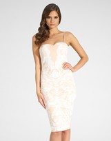 Thumbnail for your product : Lipsy Lace Print Midi Bodycon Dress