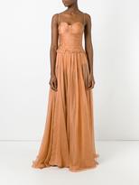 Thumbnail for your product : Maria Lucia Hohan bustier sheer gown