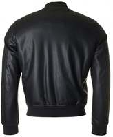 Thumbnail for your product : Armani Jeans Fur Lined Eco Leather Bomber Jacket