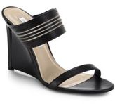 Thumbnail for your product : Diane von Furstenberg Valencia Leather Wedge Sandals