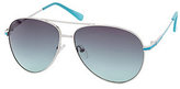 Thumbnail for your product : Wanderlust Colored Wing Aviator Sunglasses