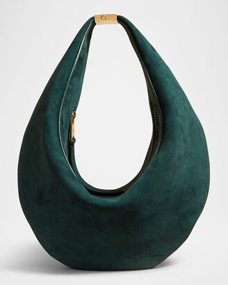 Green Suede Handbag | ShopStyle