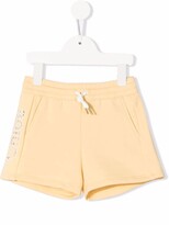 Thumbnail for your product : Chloé Children Embroidered Logo Track Shorts