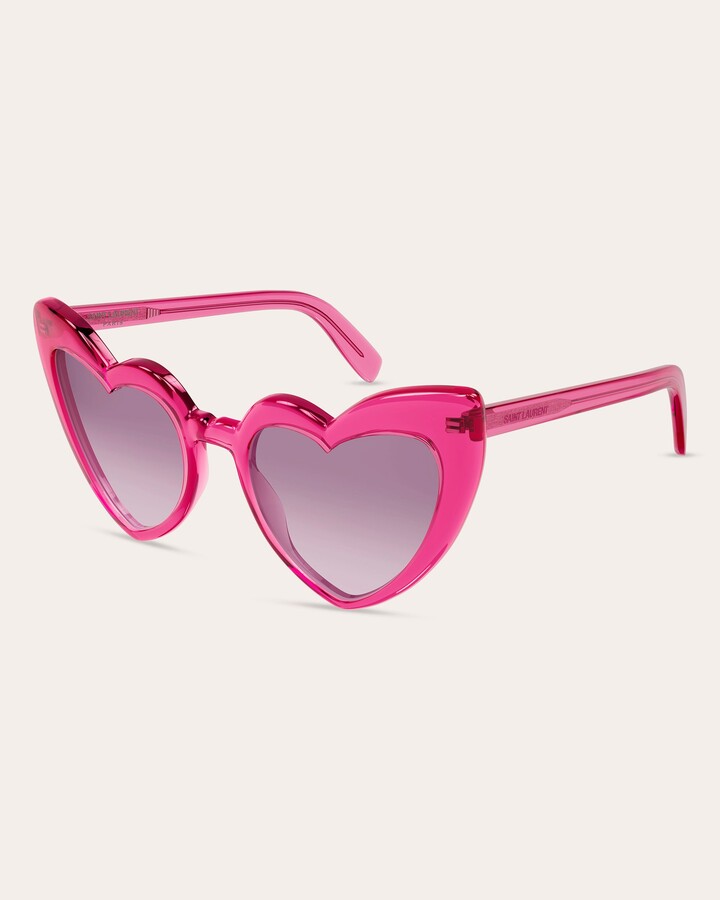 Saint Laurent Heart Sunglasses ShopStyle