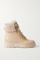 Thumbnail for your product : Gianvito Rossi Alaska Shearling-lined Leather Ankle Boots