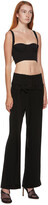Thumbnail for your product : Dion Lee Black Interchange Belted Trousers