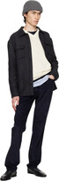 Thumbnail for your product : Gabriela Hearst Navy Wells Reversible Sweater