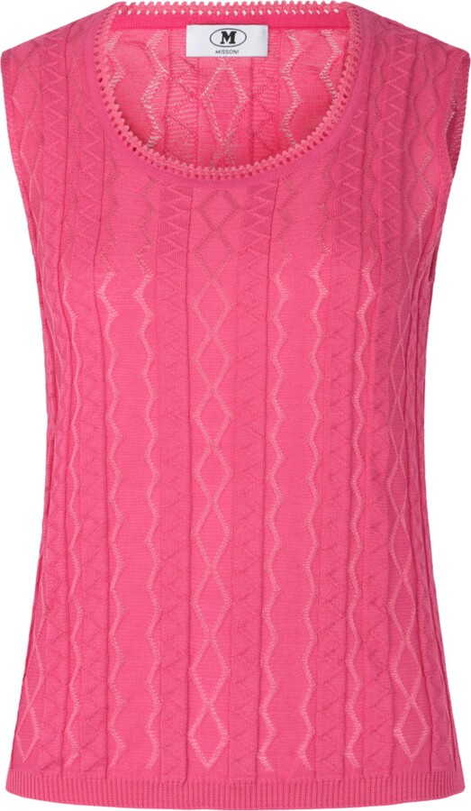 M Missoni Sleeveless Knit Top