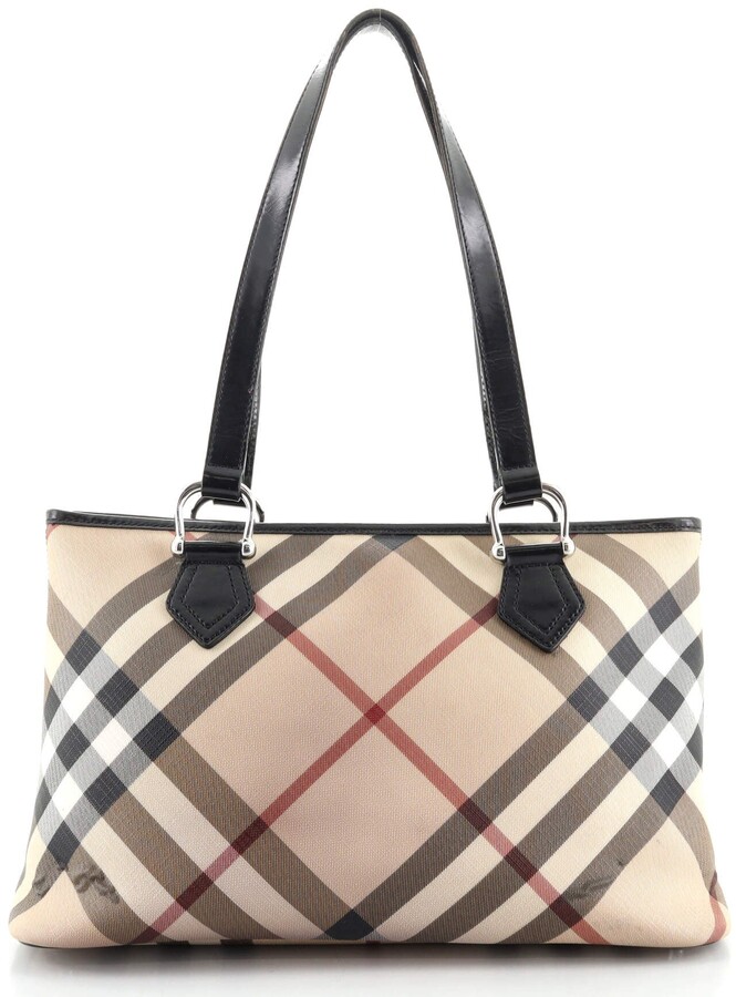 Burberry Nova Check Canvas Bag | Shop the world's largest collection of  fashion | ShopStyle