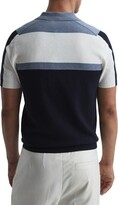 Thumbnail for your product : Reiss Charles Colorblack Wool Blend Zip Sweater Knit Polo