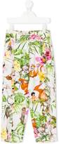 Thumbnail for your product : MonnaLisa Jungle book print trousers