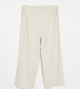 Thumbnail for your product : In The Style Plus wide leg pants in stone