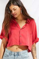 Thumbnail for your product : Urban Renewal Vintage Remade Silky Short Sleeve Shirt