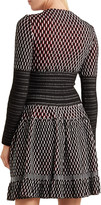 Thumbnail for your product : Alaia Wool-blend Jacquard Mini Dress