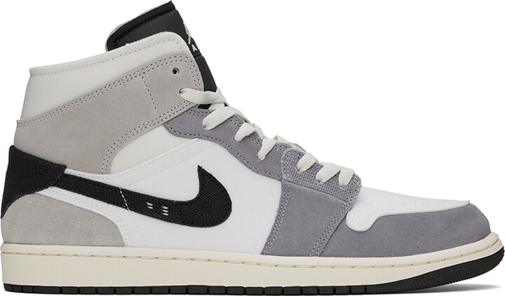 new jordans gray and white