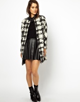 Thumbnail for your product : ASOS Check Wool Coat