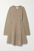 Thumbnail for your product : KHAITE Fleurine Cashmere Mini Dress