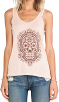 Thumbnail for your product : Obey Day of the Dead Floral Tank