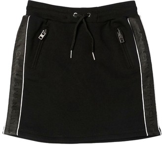 Givenchy Side Band Cotton Mini Skirt