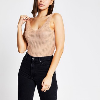 river island knitted vest