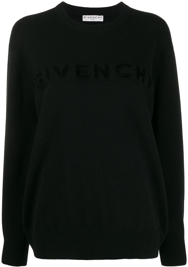 Givenchy Lettering Logo Oversized Jumper - ShopStyle Sweaters