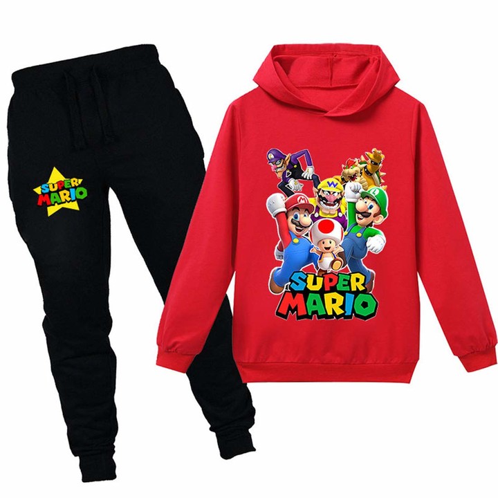 Super Mario Hoodie Cartoon Game Baby 