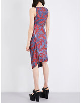 Thumbnail for your product : Anglomania Virginia circle-print poplin dress