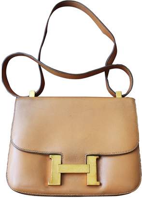 Hermes Constance Camel Leather Handbags