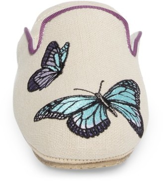 Patricia Green Women's Embroidered Butterfly Mule