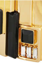 Thumbnail for your product : Emilio Pucci Gold-tone, crystal and resin cuff