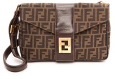 Thumbnail for your product : WGACA What Goes Around Comes Around Fendi Zucca Large Tri Flap Bag