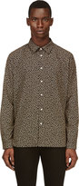 Thumbnail for your product : Paul Smith Red Ear Black & Beige Floral SHirt