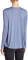 Thumbnail for your product : Lush Long Sleeve Surplice Neck Blouse