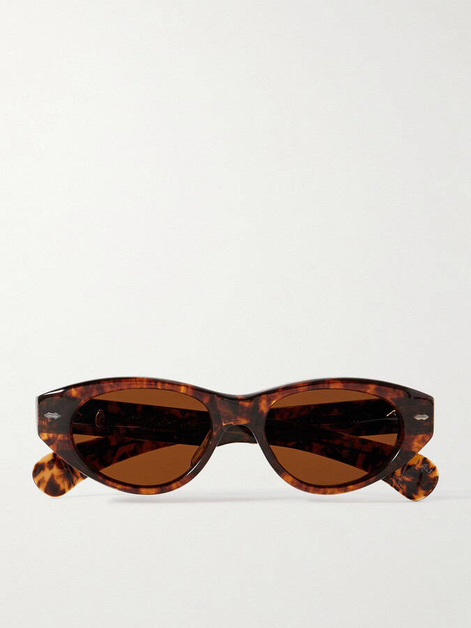 Jacques Marie Mage Krasner Cat-eye Tortoiseshell Acetate Sunglasses - One size