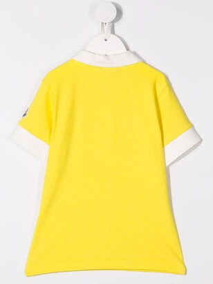Moncler Enfant Colour Block Polo Shirt