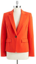 Thumbnail for your product : Anne Klein PETITE Petite Flap Pocket Suit Jacket