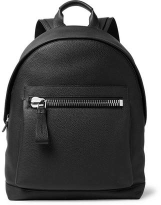 Tom Ford Buckley Pebble-grain Leather Backpack