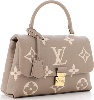 Louis Vuitton Madeleine Handbag Bicolor Monogram Empreinte Giant
