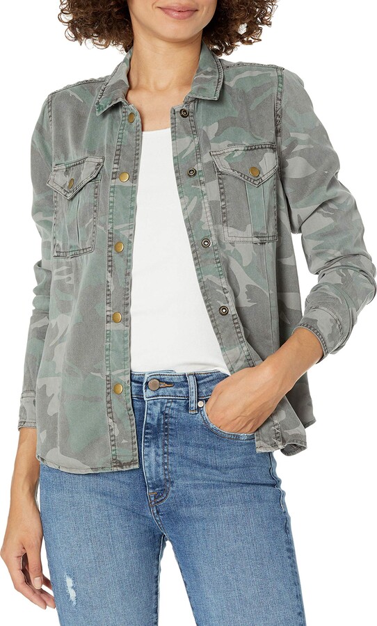 Pam & Gela Women's Shrunken Scout Shirt - ShopStyle Tops