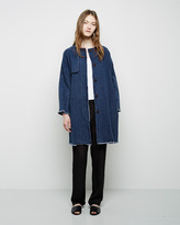 Thumbnail for your product : Etoile Isabel Marant fany chevron denim coat