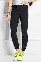 Thumbnail for your product : LAAIN Paneled stretch-wool jersey leggings