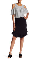 Thumbnail for your product : Max Studio Knit Flounce Skirt