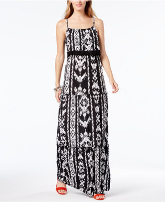 INC International Concepts Popsicle® Tiered Maxi Dress, Created for Macy's