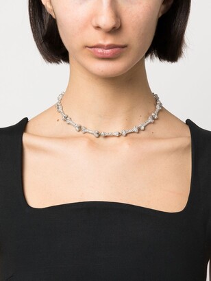 ★vivienne westwood★FAUSTINE ボーン&クリスタル ネックレス Vivienne Westwood Faustine crystal-embellished bones