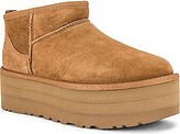 Thumbnail for your product : UGG Classic Ultra Mini Platform Boot in Brown
