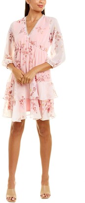 Taylor Lace Ruffle Mini Dress