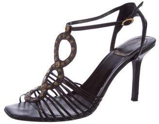 Christian Dior Studded Multi-Strap Sandals